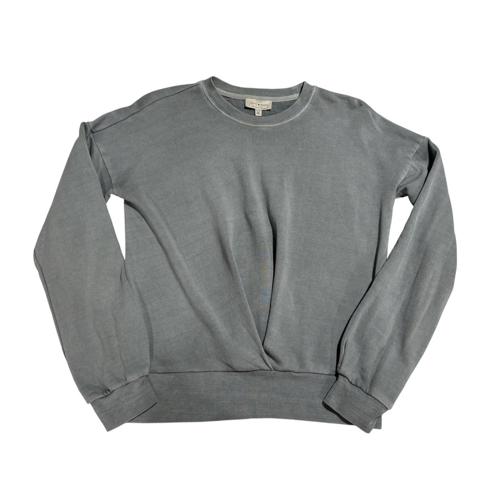 Lucky Brand Adult Blue Size XS Crew Neck Long Sleeve Sweatshirt